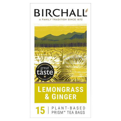 Birchall Lemongrass & Ginger Prism Tea Bags (15)