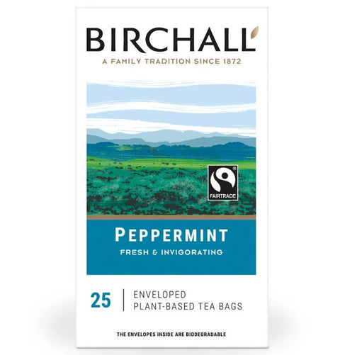 Birchall Peppermint Fairtrade Envelope Tea Bags (25)