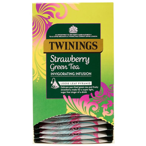 Twinings Strawberry Green Tea Bags (15)