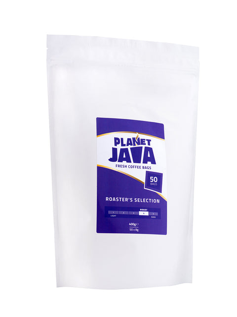 Planet Java Roasters Selection Coffee Bags (50 x 8g)