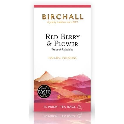 Birchall Red Berry & Flower Prism Tea Bags (15)