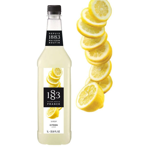 1883 Maison Routin Lemon Syrup - 1 Litre (Plastic Bottle)