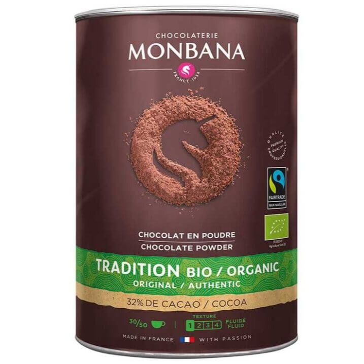 Monbana Orange Chocolate Powder Tin 250 g