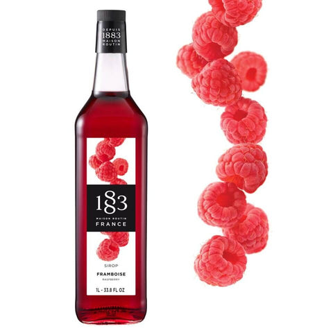 1883 Maison Routin Raspberry Syrup - 1 Litre (Glass Bottle)