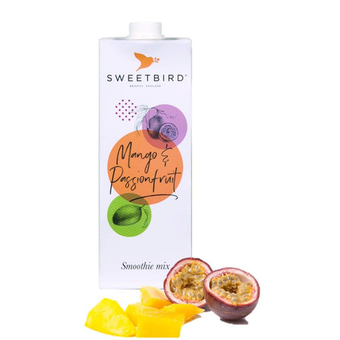Sweetbird Smoothie Mix - Mango & Passionfruit - 8 x 1 Litre