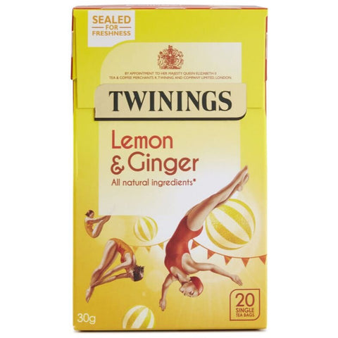 Twinings Lemon & Ginger Tea bags (20)