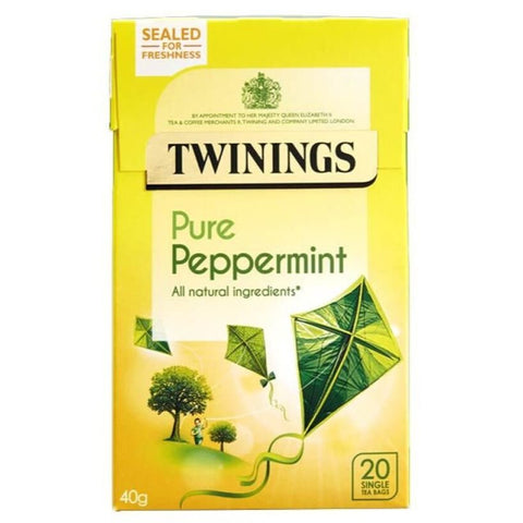 Twinings Pure Peppermint String Tag & Envelope Tea bags (20)