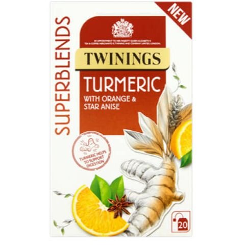Twinings Turmeric String Tag & Envelope Tea bags (20)