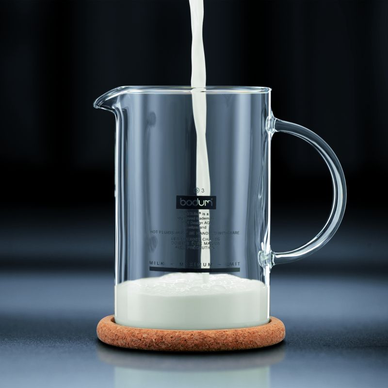 Bodum 8 oz Latteo Milk Frother, Glass 