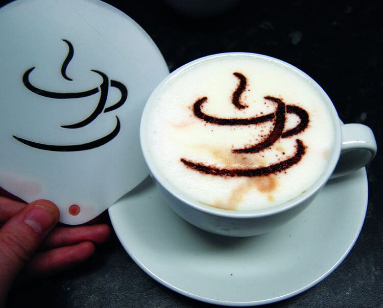 Coffee Art Stencil