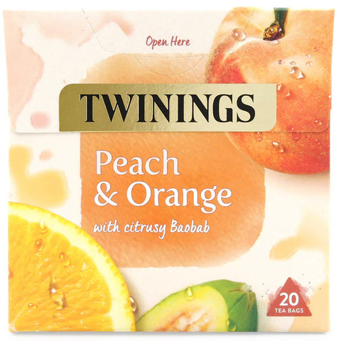 Twinings White Peach Orange Tea Bags (20)