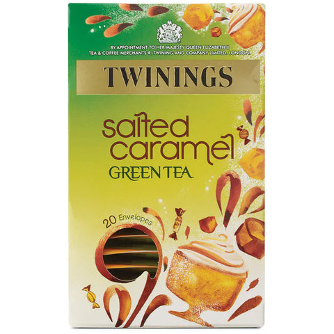 Twinings Salted Caramel Indulgence Green Envelope Tea Bags (20)