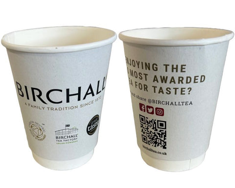 12oz Birchall Disposable Ripple Cups