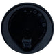 12oz Black PP Sip Lids With Tab