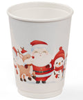12oz Double Wall White Xmas Cups