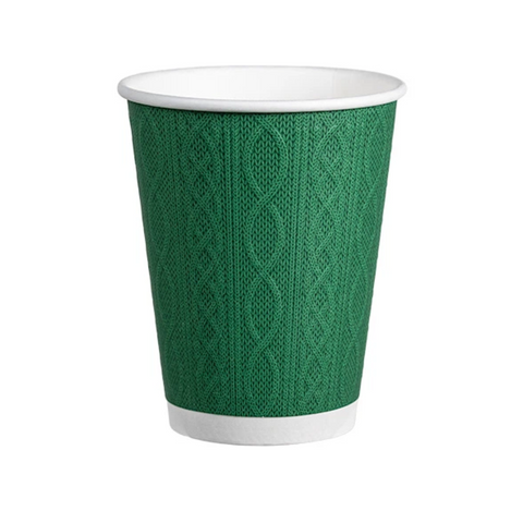 12oz Double Wall Xmas Jumper Cups (500) PE Lined 2