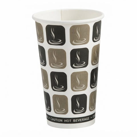 16oz Cafe Mocha Single Wall Cups