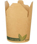 16oz Kraft Compostable Round Food Pails