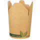 16oz Kraft Compostable Round Food Pails