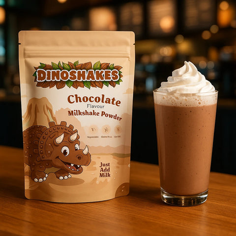 Dinoshakes Chocolate Milkshake Powder - 1kg Bag
