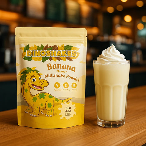 Dinoshakes Banana Milkshake Powder - 10 x 1kg
