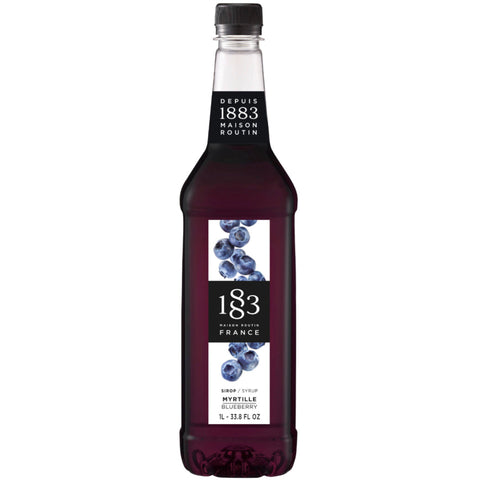 1883 Maison Routin Blueberry Syrup (1 Litre Plastic Bottle)