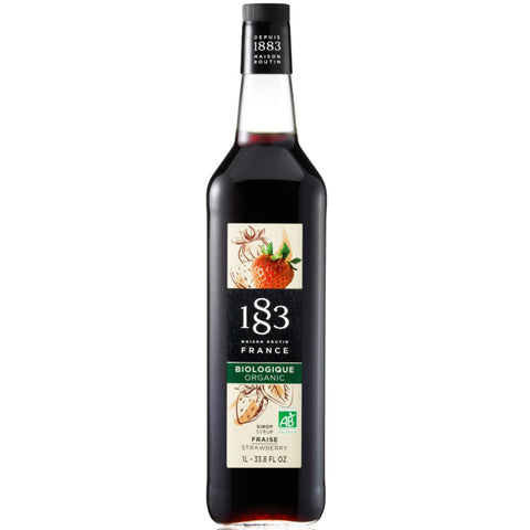 1883 Maison Routin Organic Strawberry Syrup (1 Litre)
