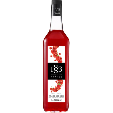 1883 Maison Routin Wild Strawberry Syrup (1 Litre)