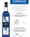 1883 Maison Routin Blue Curacao Syrup