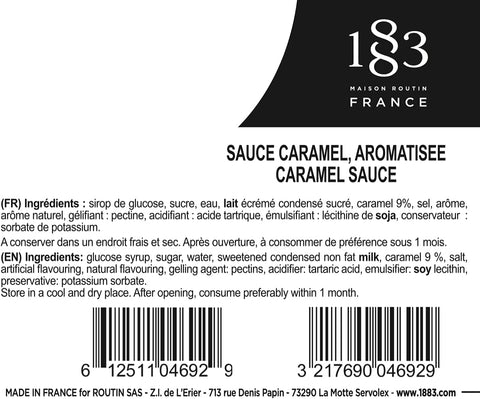 1883 Maison Routin Caramel Sauce (1.89 Litre)
