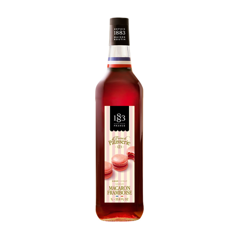 1883 Maison Routin Macaron Framboise - 1 Litre (Glass Bottle)