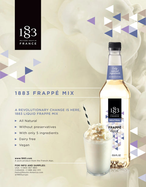 1883 Maison Routin Neutral Liquid Frappe Mix 