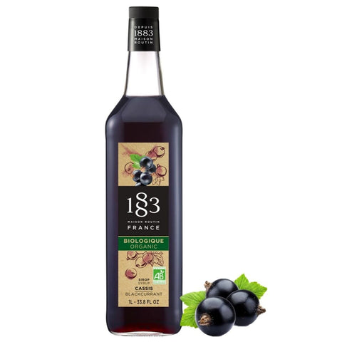 1883 Maison Routin Organic Blackcurrant Syrup