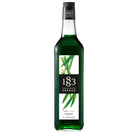 1883 Maison Routin Pandan Syrup (1 Litre) glass