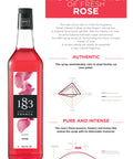 1883 Maison Routin Rose Syrup Specification