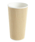 20oz Kraft Ripple Cups