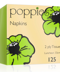 2 Ply Napkin - Lime Zest 33x33cm 4 Fold (125)