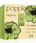 2 Ply Napkin - Lime Zest 40x40cm 8 Fold 