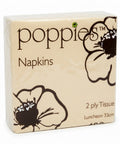 2 Ply Unbleached Napkins 33x33cm 4 Fold