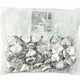Milk Chocolate Hearts In Silver Foil (1kg)