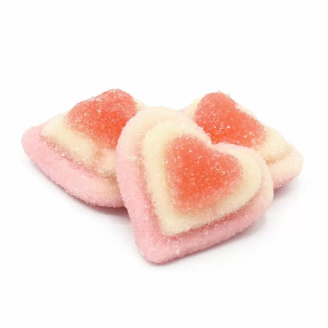 Strawberry & Cream Jelly Hearts (1kg)