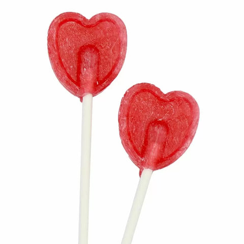 Cherry Heart Lollipops (200)