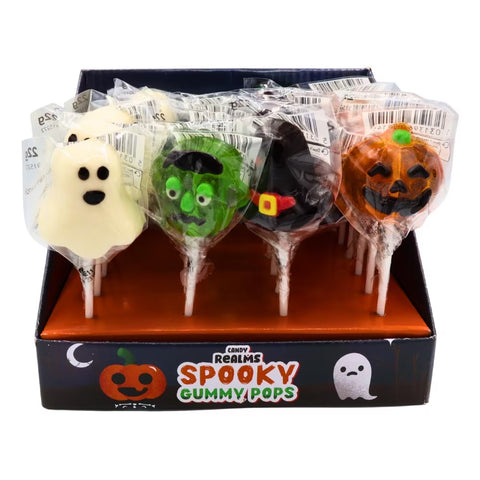 Candy Realms Spooky Gummy Pops (24 x 22g)