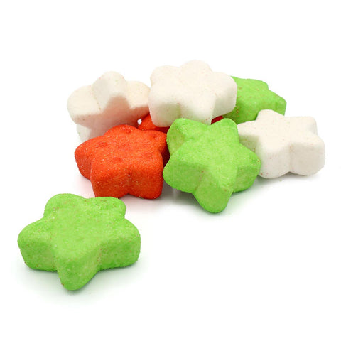 Green Red & White Mallow Stars (900g)