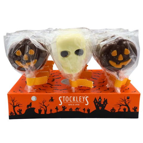Stockley's Halloween Chocolate Lollipops (27 x 35g)
