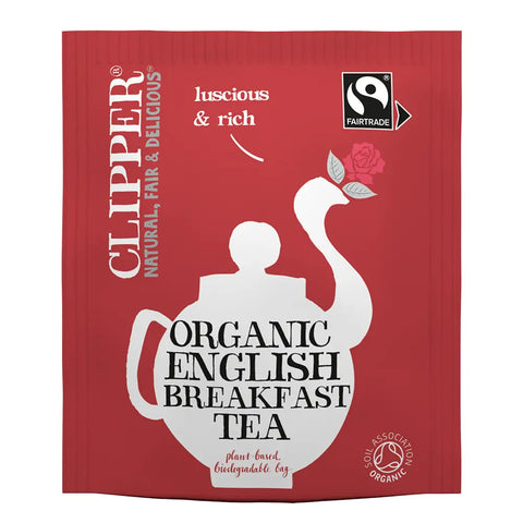 Clipper Fairtrade Organic English Breakfast Envelope Tea Bags (250)