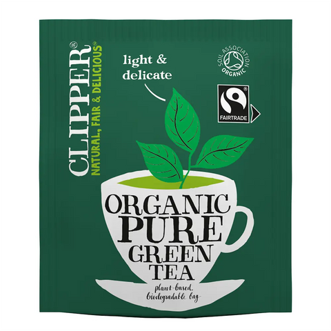 Clipper Fairtrade Organic Envelope Green Tea Bags (250)