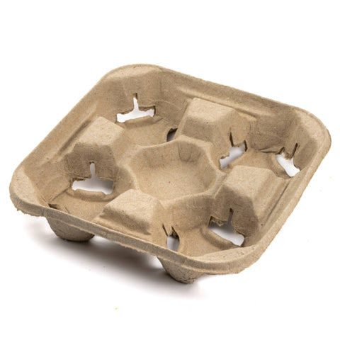 4 Cup Cardboard Carry Tray (180)