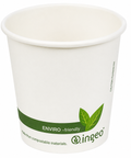 4oz Ingeo Compostable White PLA Cups