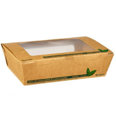 500ml Kraft Window Salad Boxes